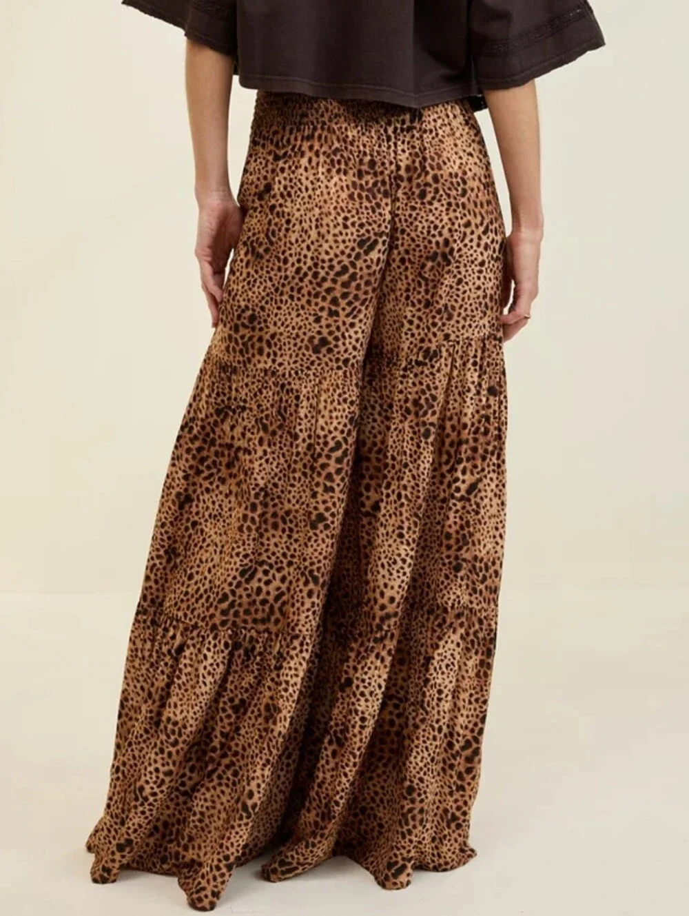 Aerie Leopard Print Party Pant, Size M ~ NWT - Picture 3 of 14